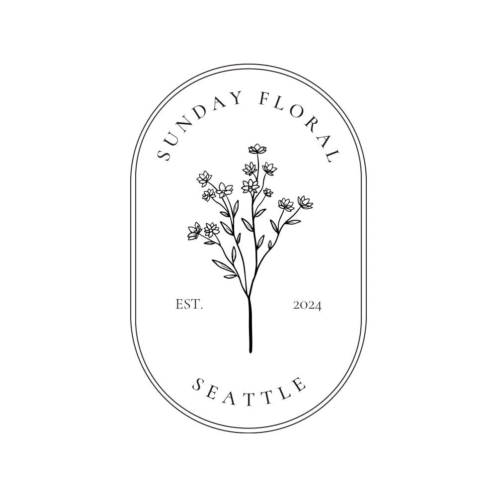 Sunday Floral Logo
